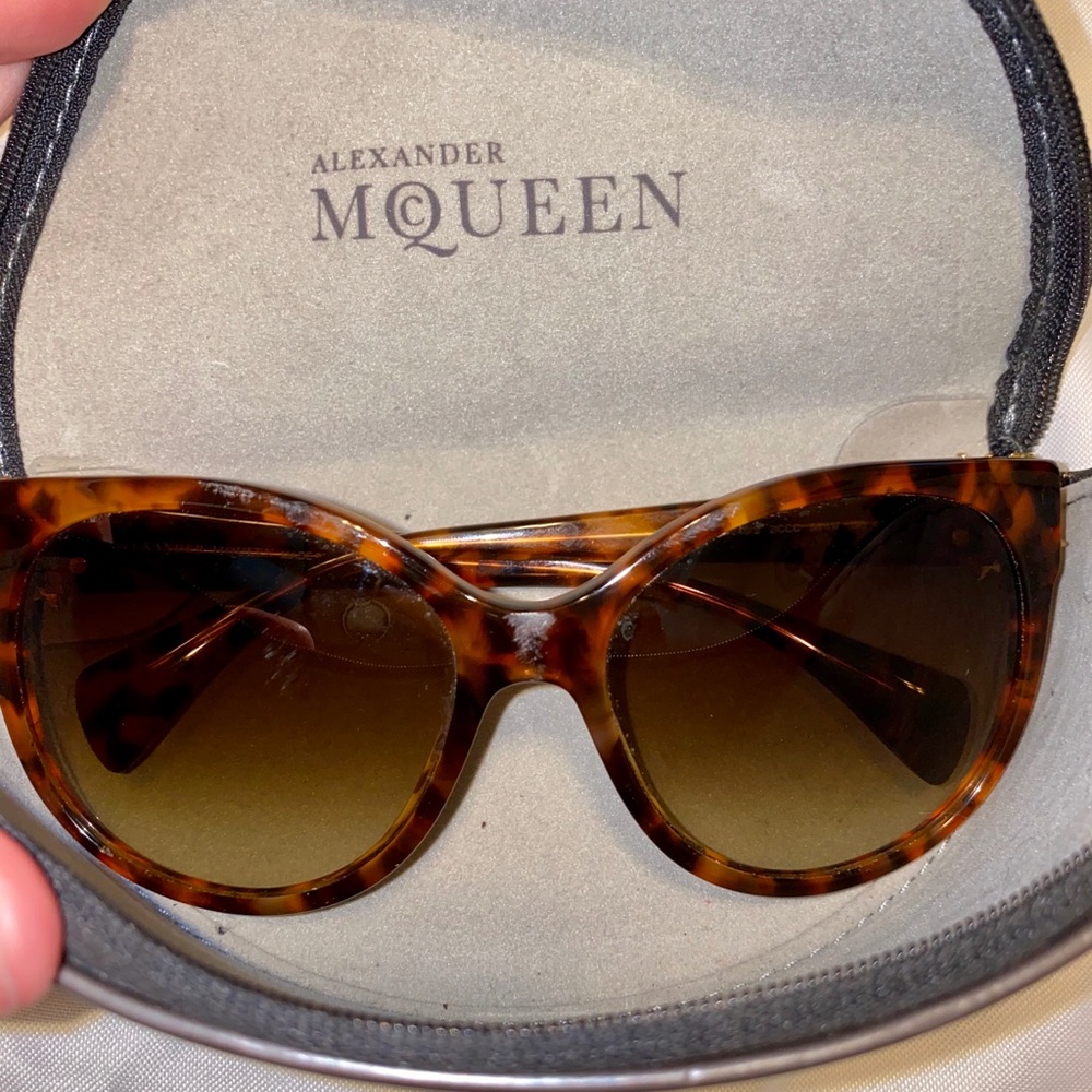 Alexander McQueen skull head sunglasses